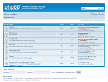 Tablet Screenshot of forums.wolfire.com